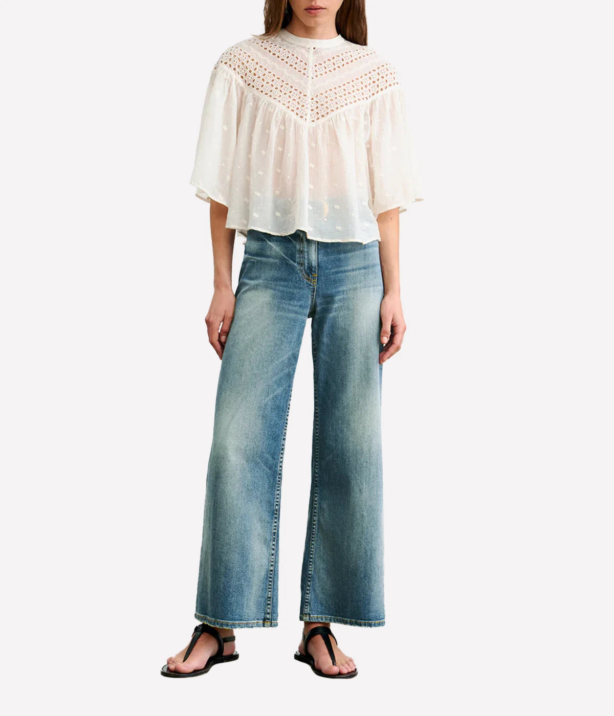 Mikki Blouse in Ivory