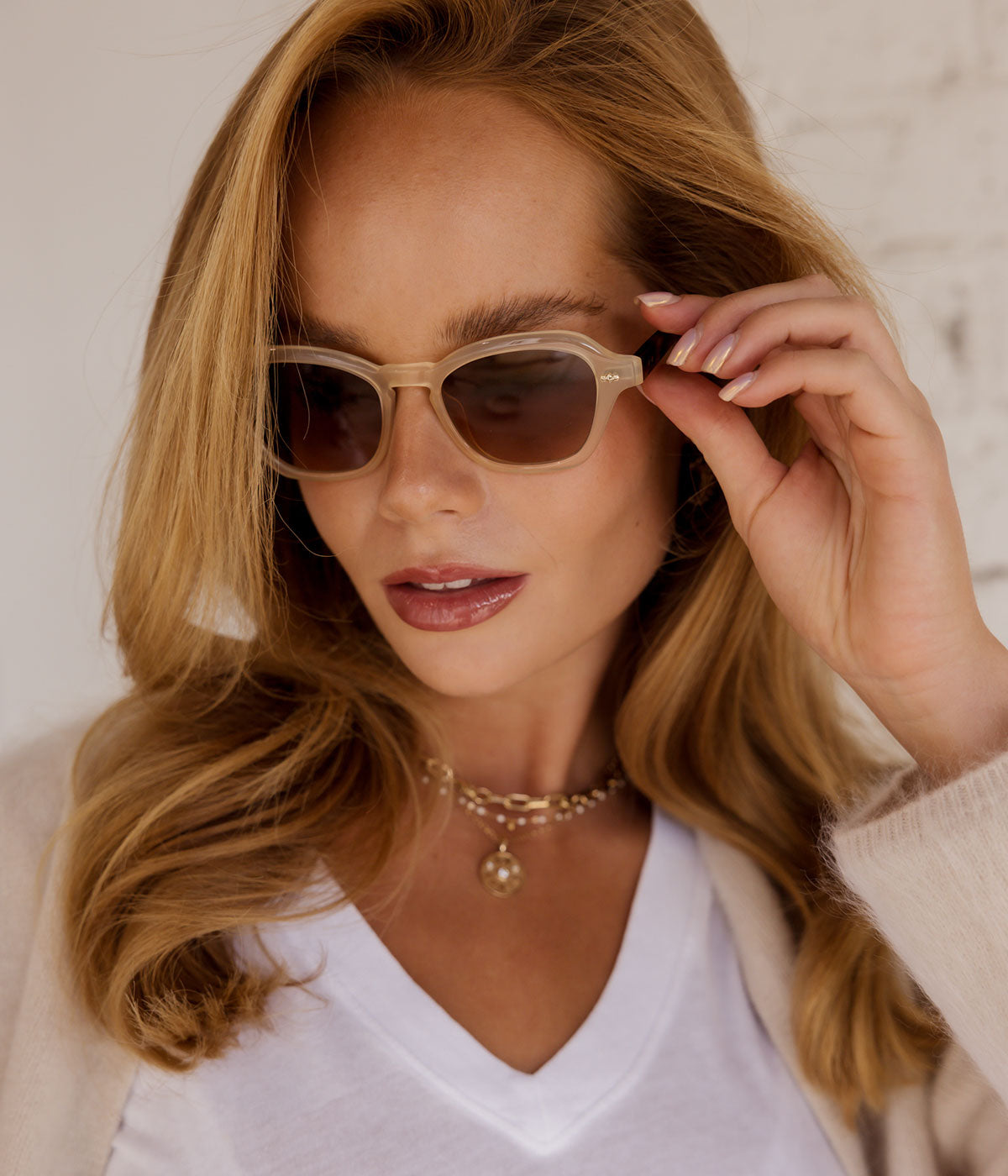 Rell Femme Sun 50 Peruvian Flake in White Gold