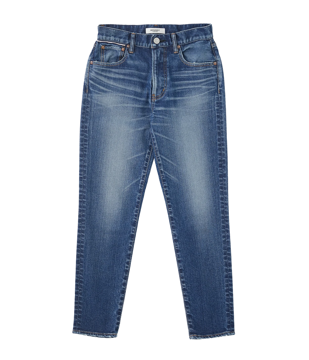 High Rise Jean faded wash by moussy