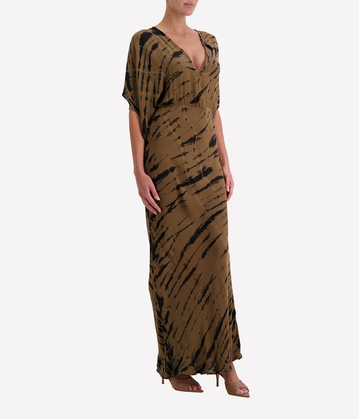 Kimono Dress in Safari Tiger