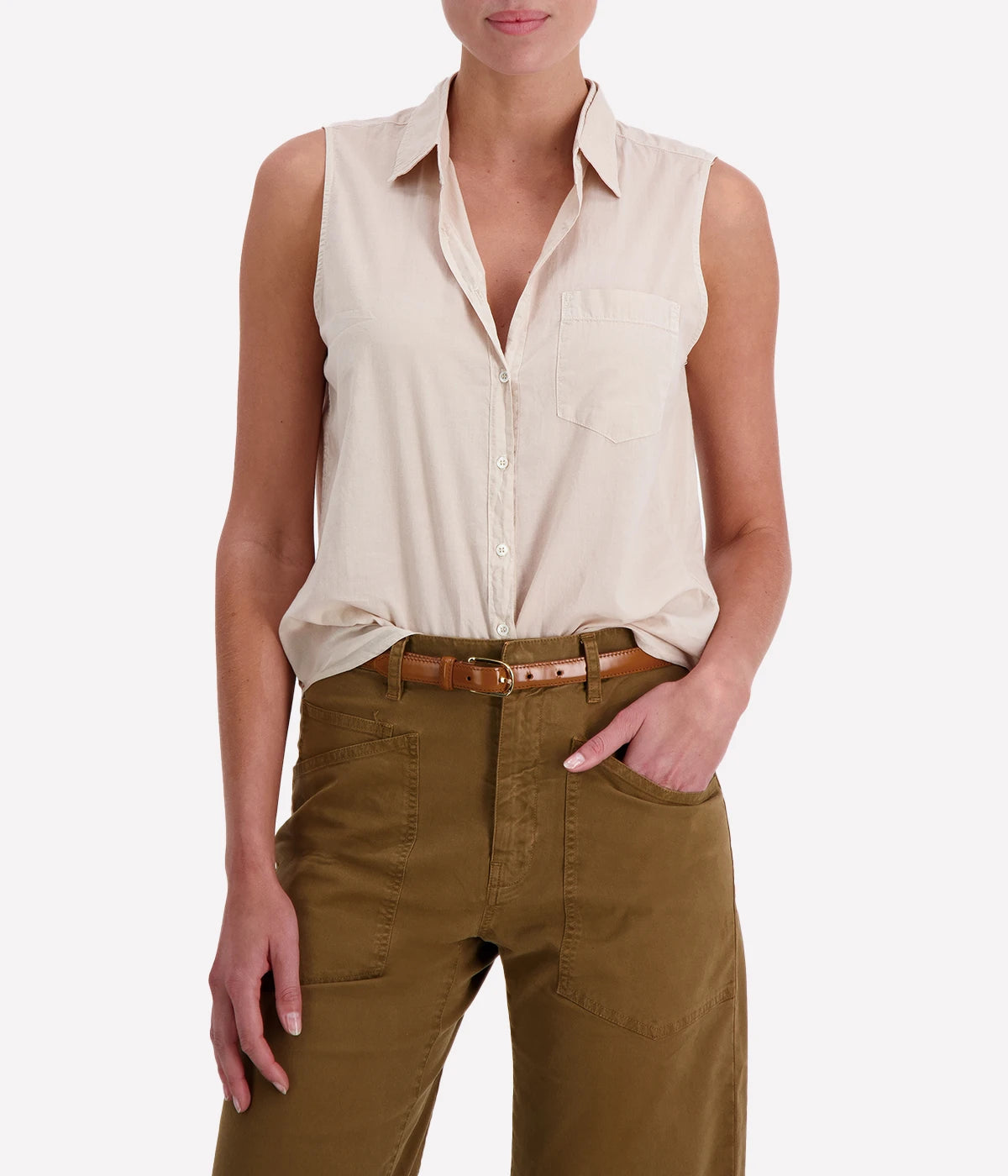 Brooks Shirt in PARCHMENT