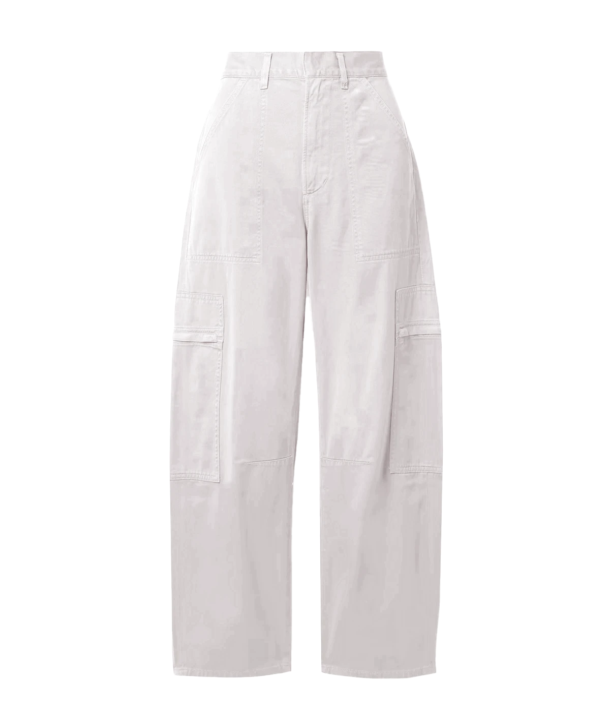 Marcelle Low Slung Cargo Pant in Oysterette
