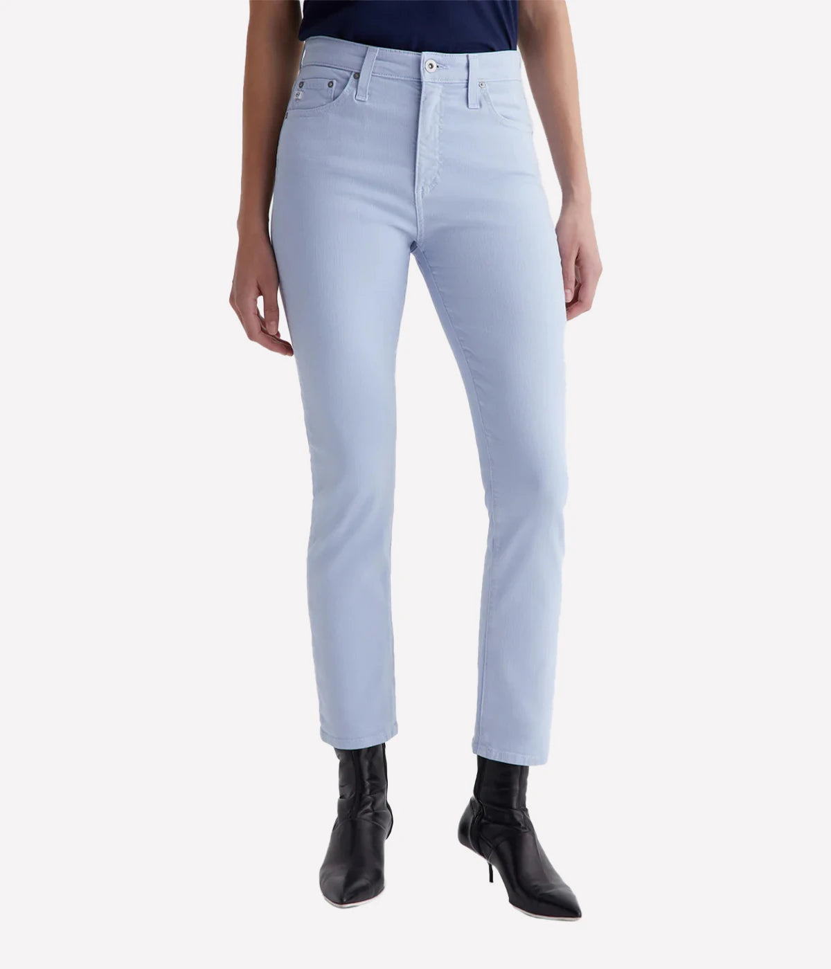 Mari Crop Jean in Blue Whisper