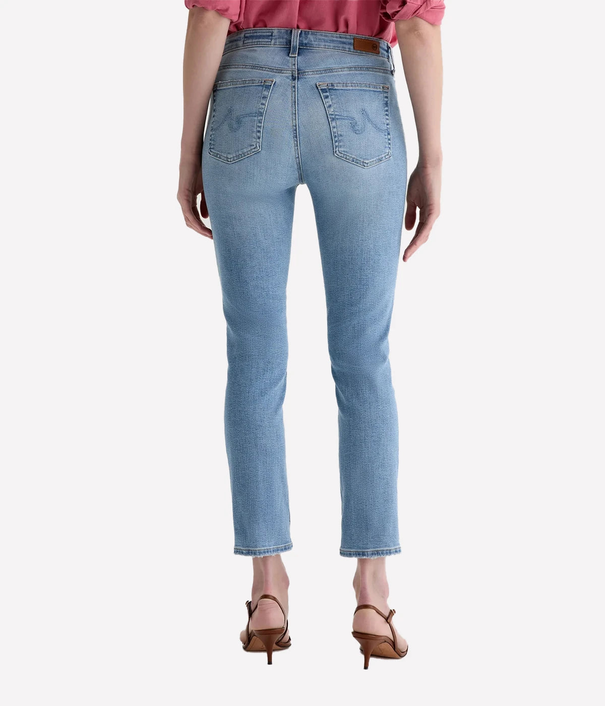 Mari Crop Jean in Marina Blue