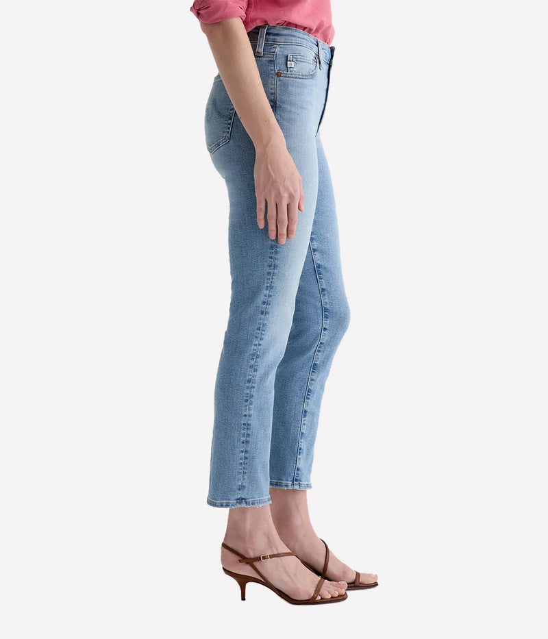 Mari Crop Jean in Marina Blue