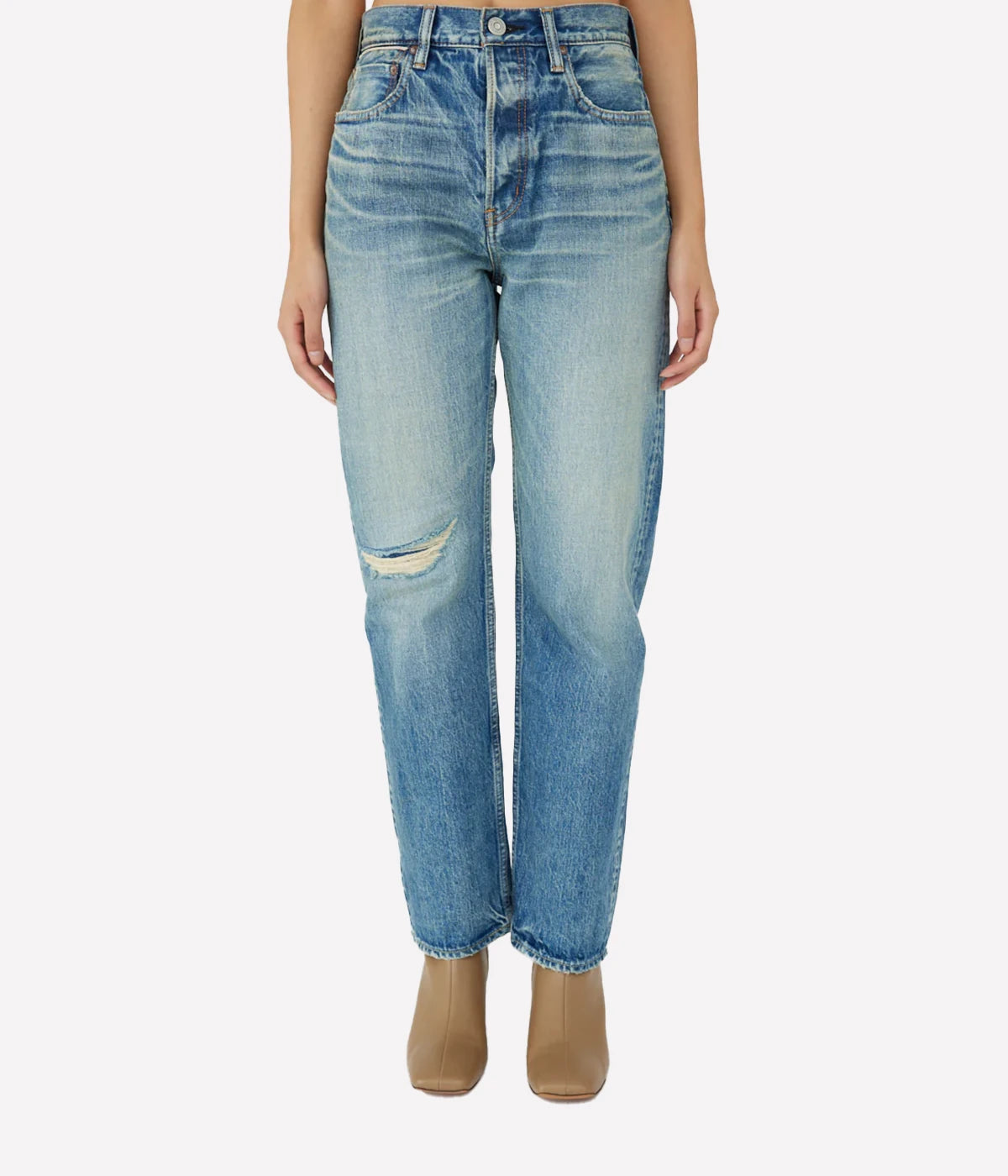 Mckellar Wide Leg Jean in Blue