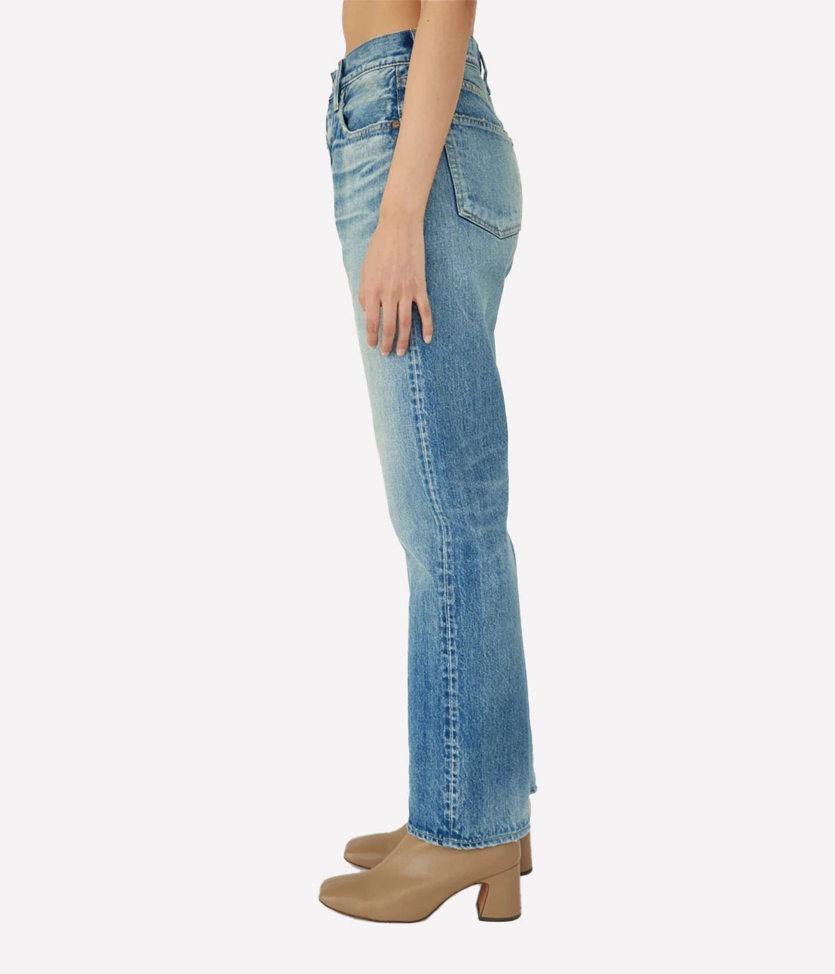 Mckellar Wide Leg Jean in Blue