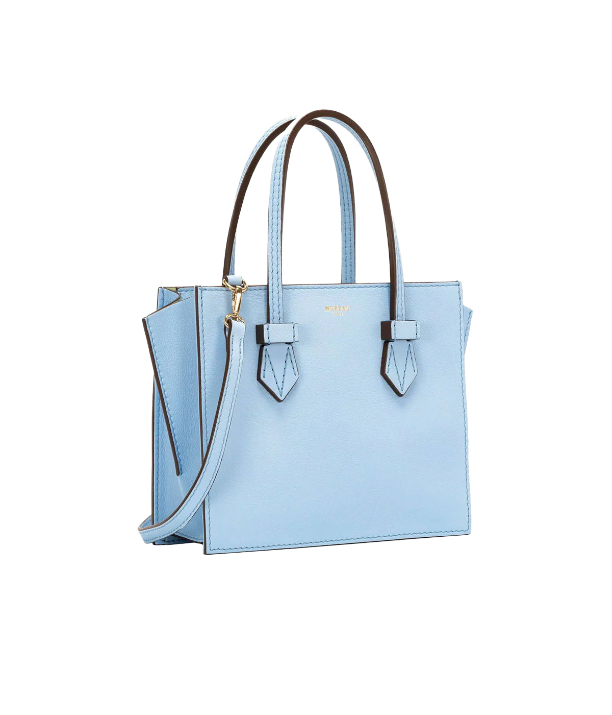 Bregancon Stand Up Bag in Light Blue & Mint