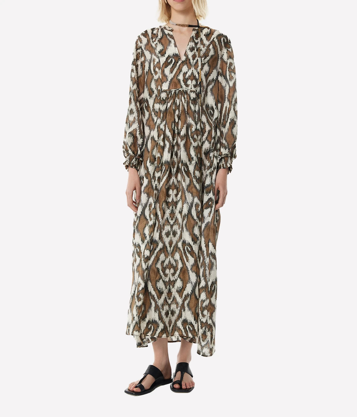 *FINAL SALE* Moreno Vesta Maxi Dress in Tobacco