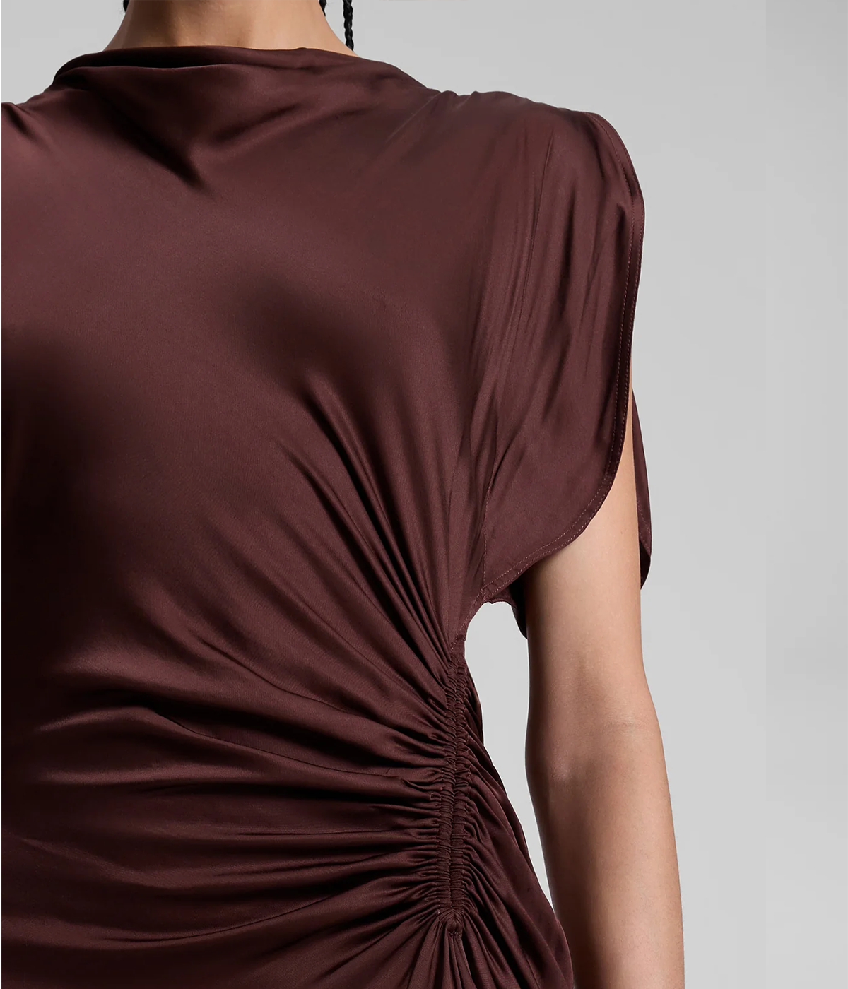 *FINAL SALE*Nadia Gown in Chocolate Plum