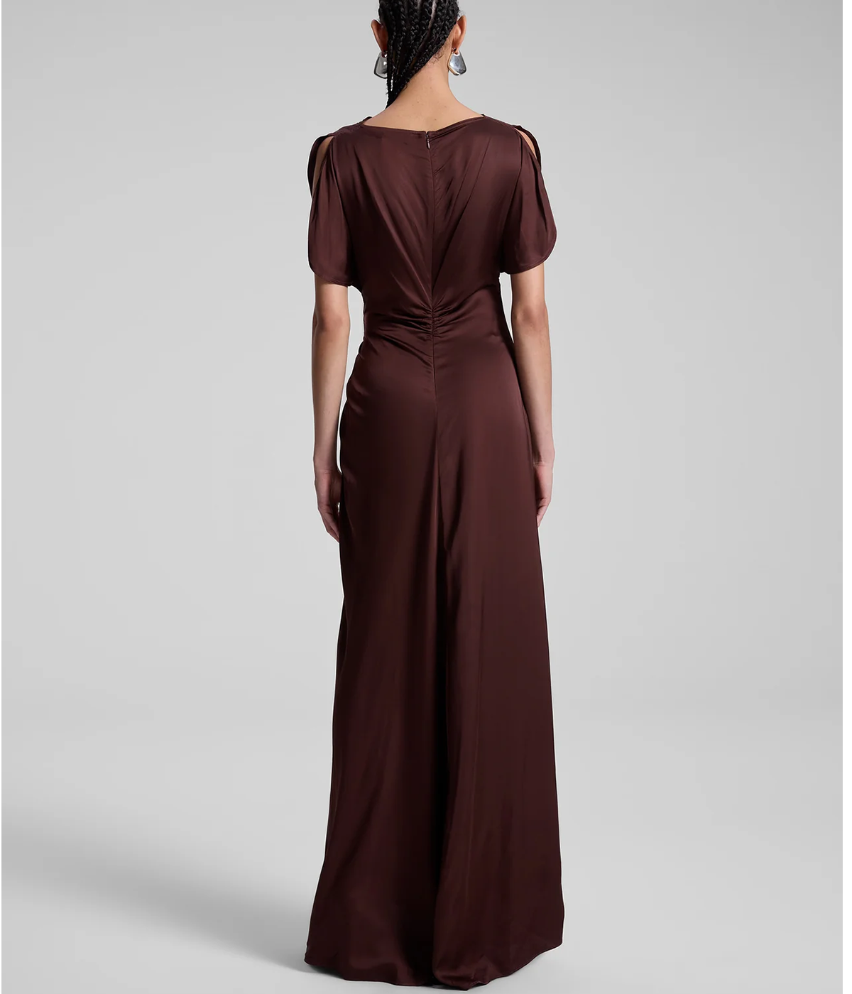 *FINAL SALE*Nadia Gown in Chocolate Plum