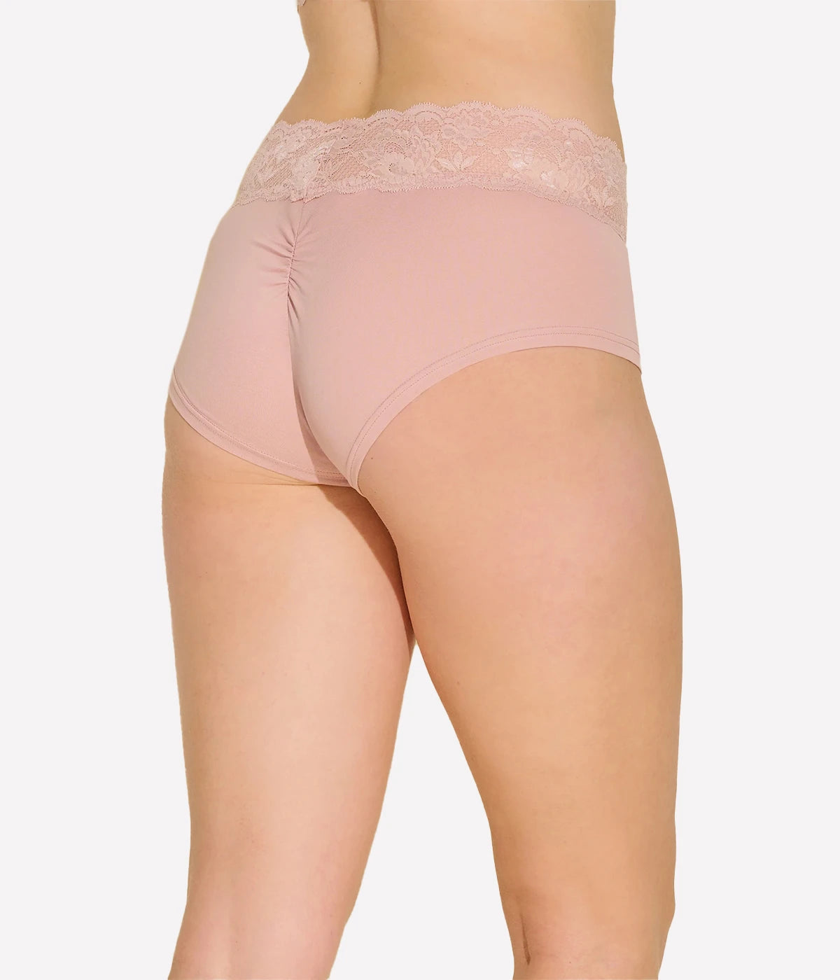 Peachie Boyshort in Mandorla
