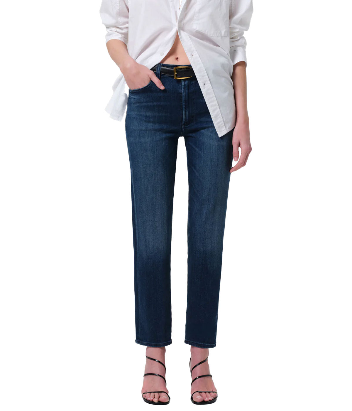 Caia Straight Leg Jean in Regency
