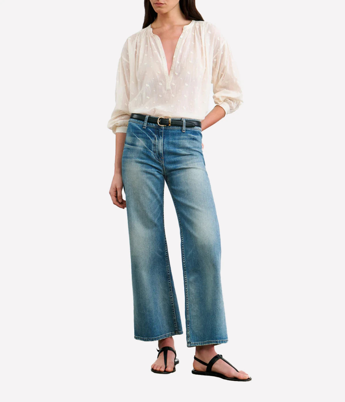 Neville Blouse in Ivory