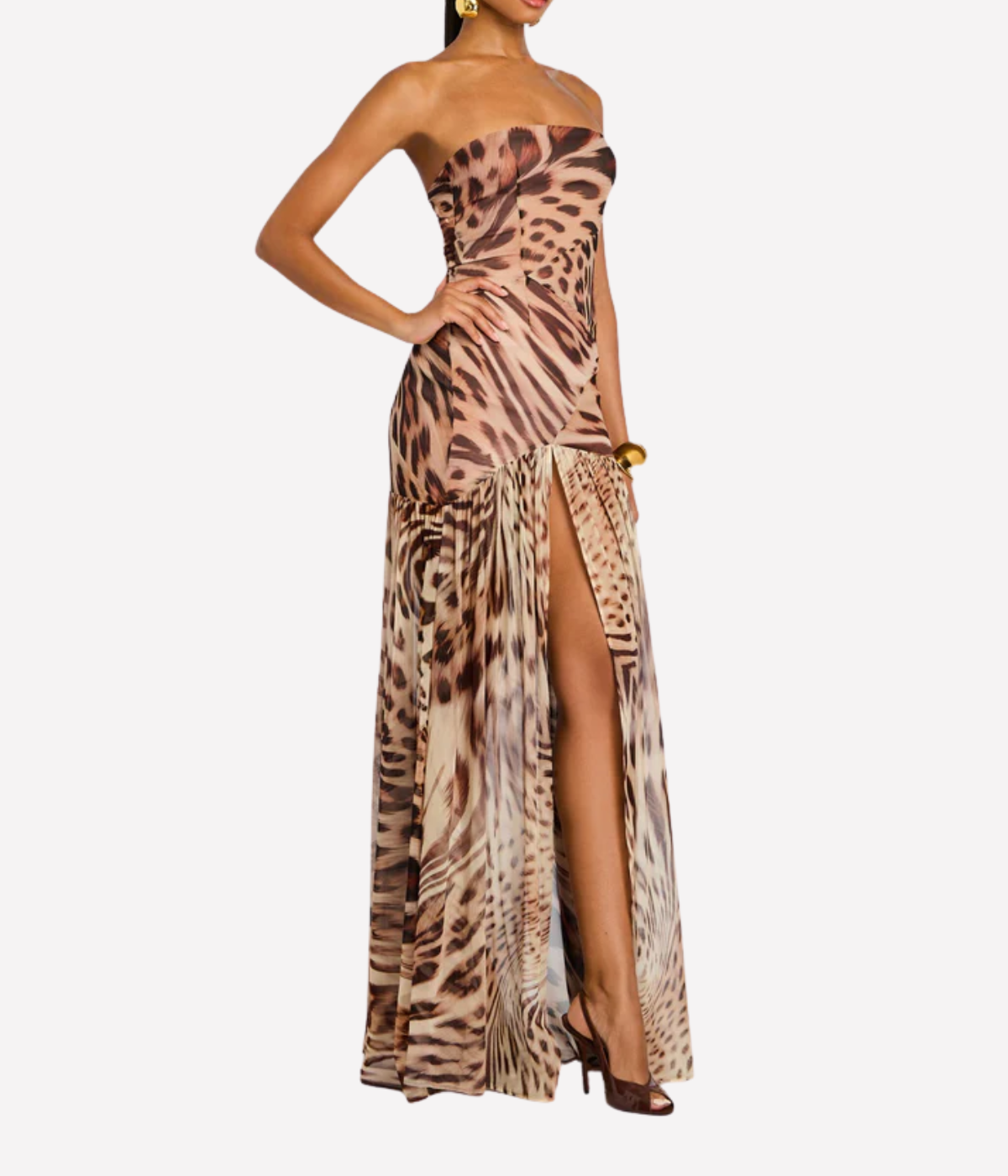 Nicole Dress in Animal Print
