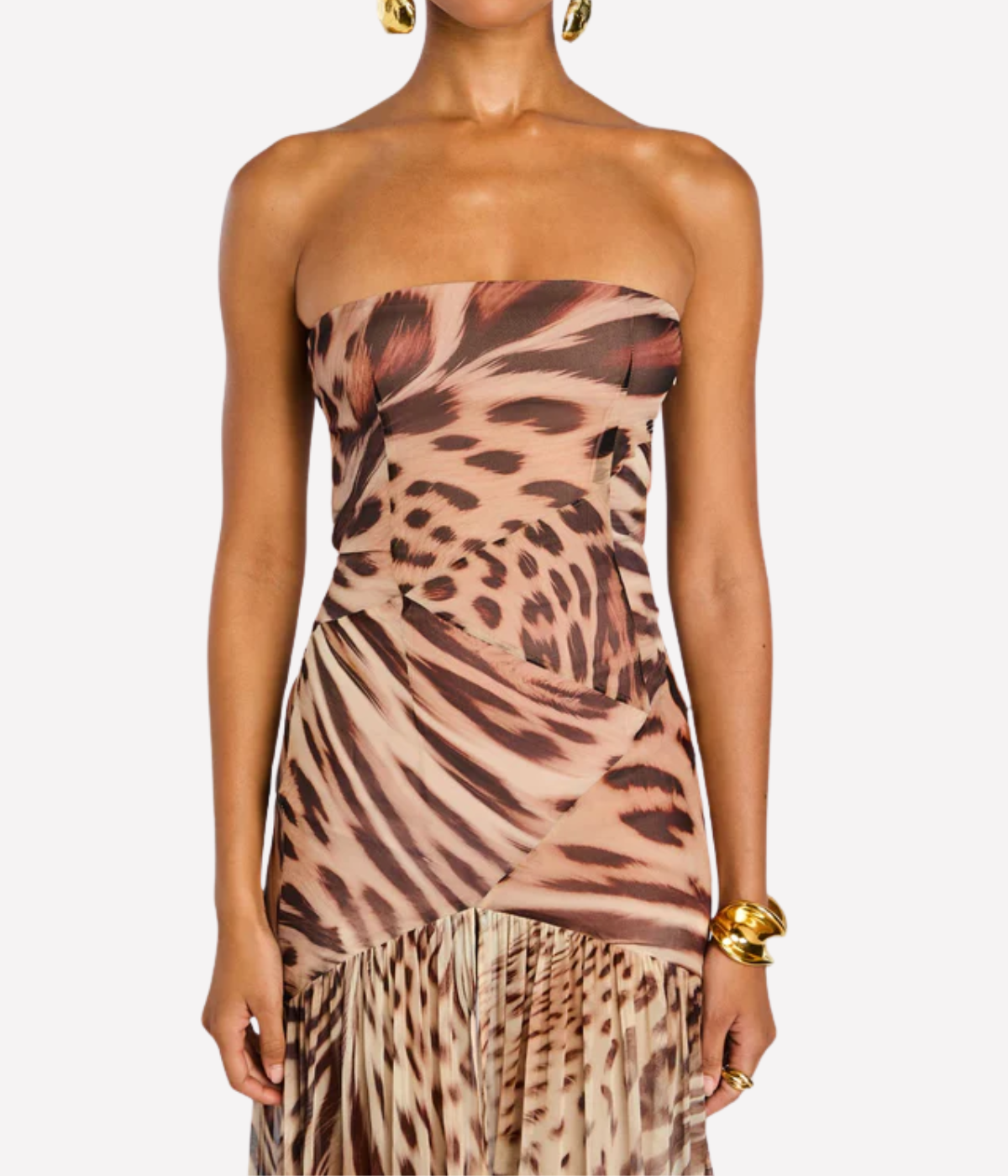 Nicole Dress in Animal Print