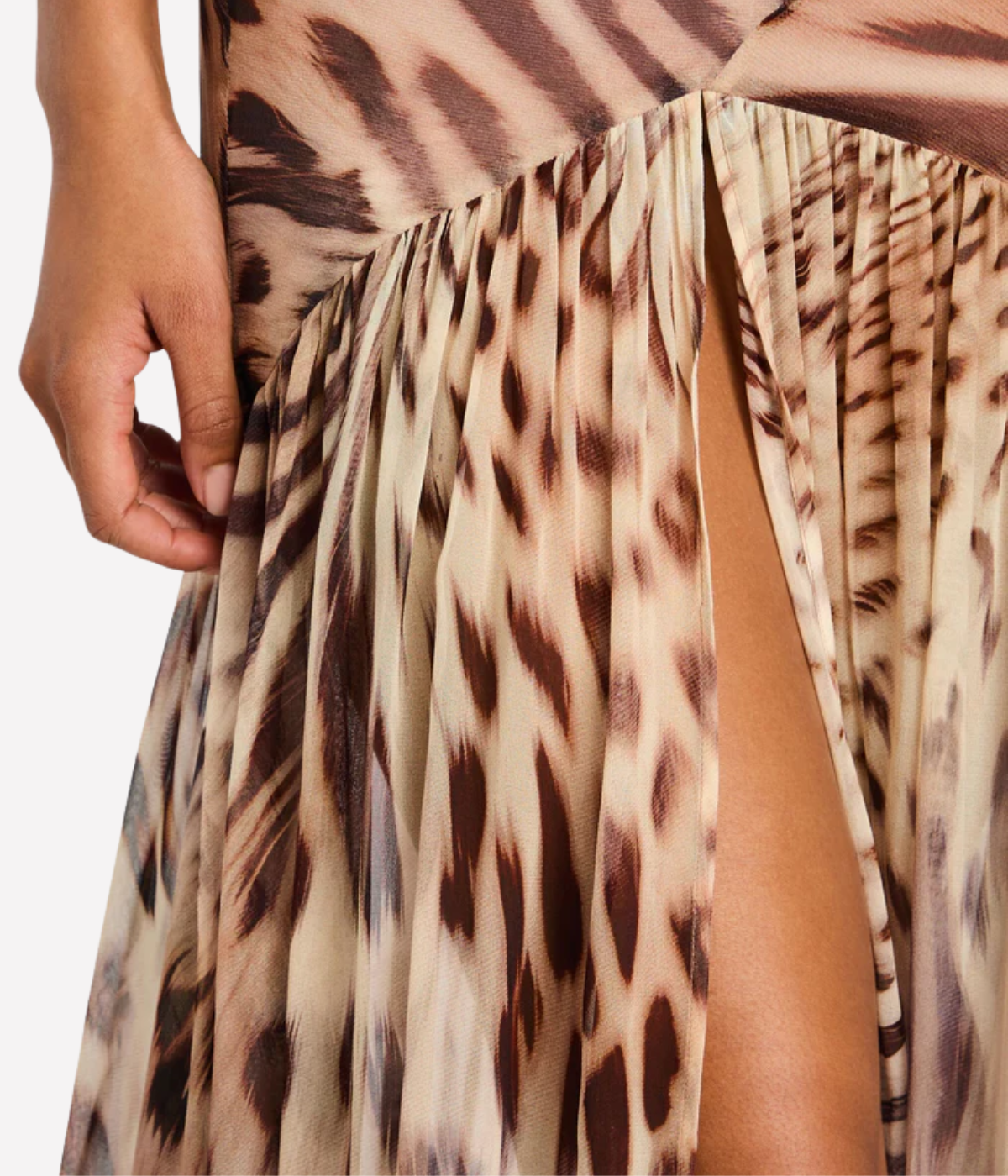 Nicole Dress in Animal Print