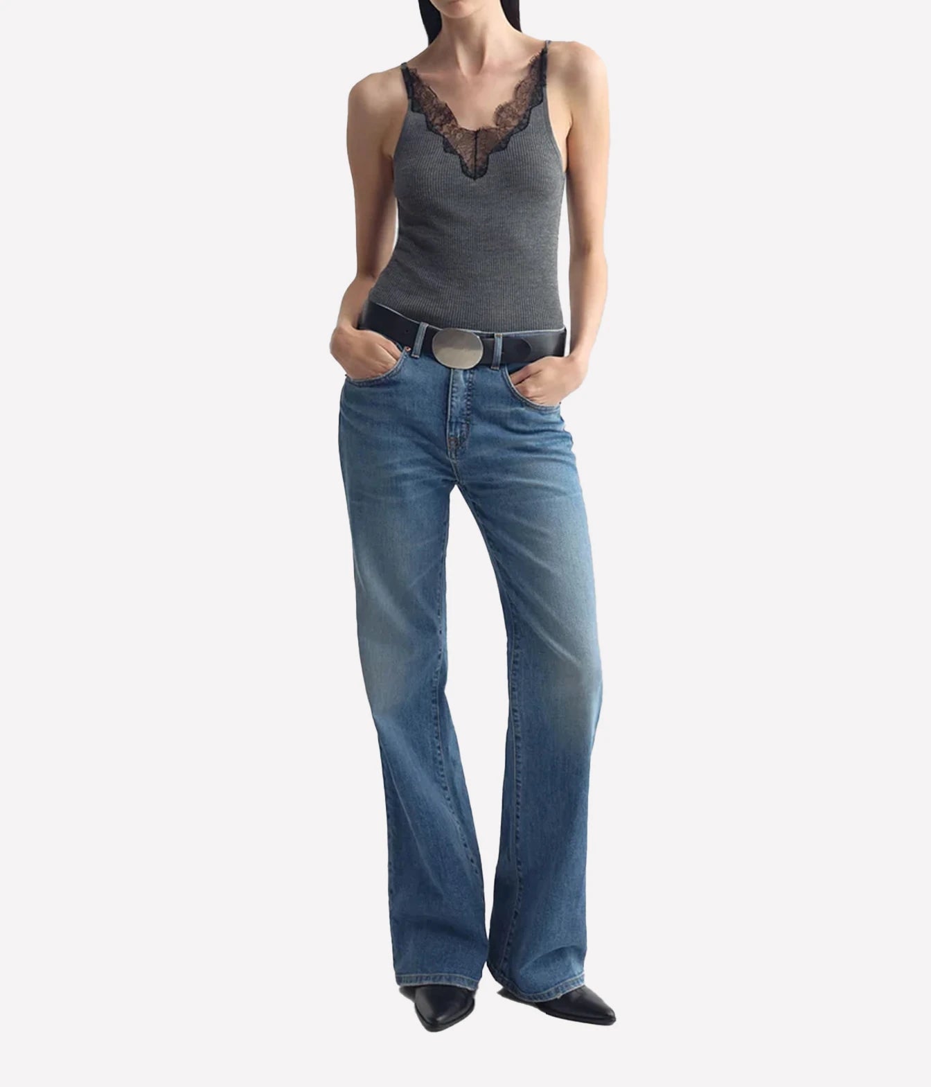 Celia Jean Denim Jean In Cienna Wash
