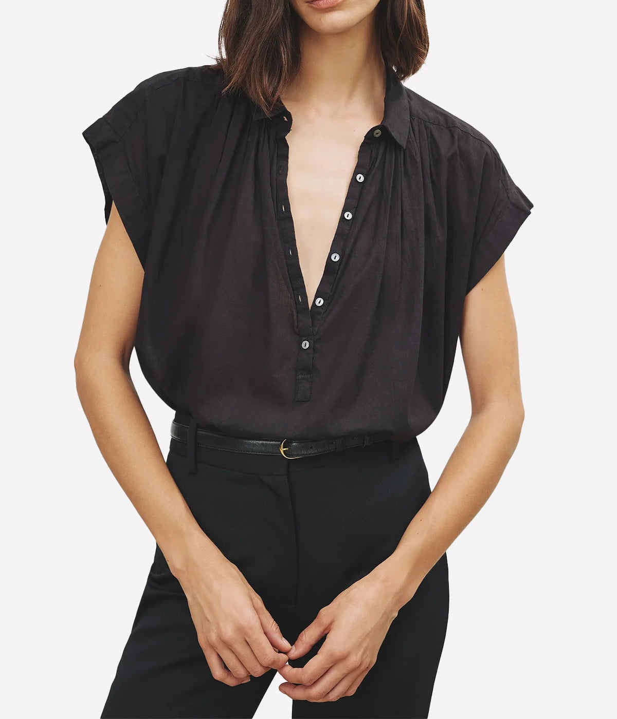 Normandy Blouse in Black