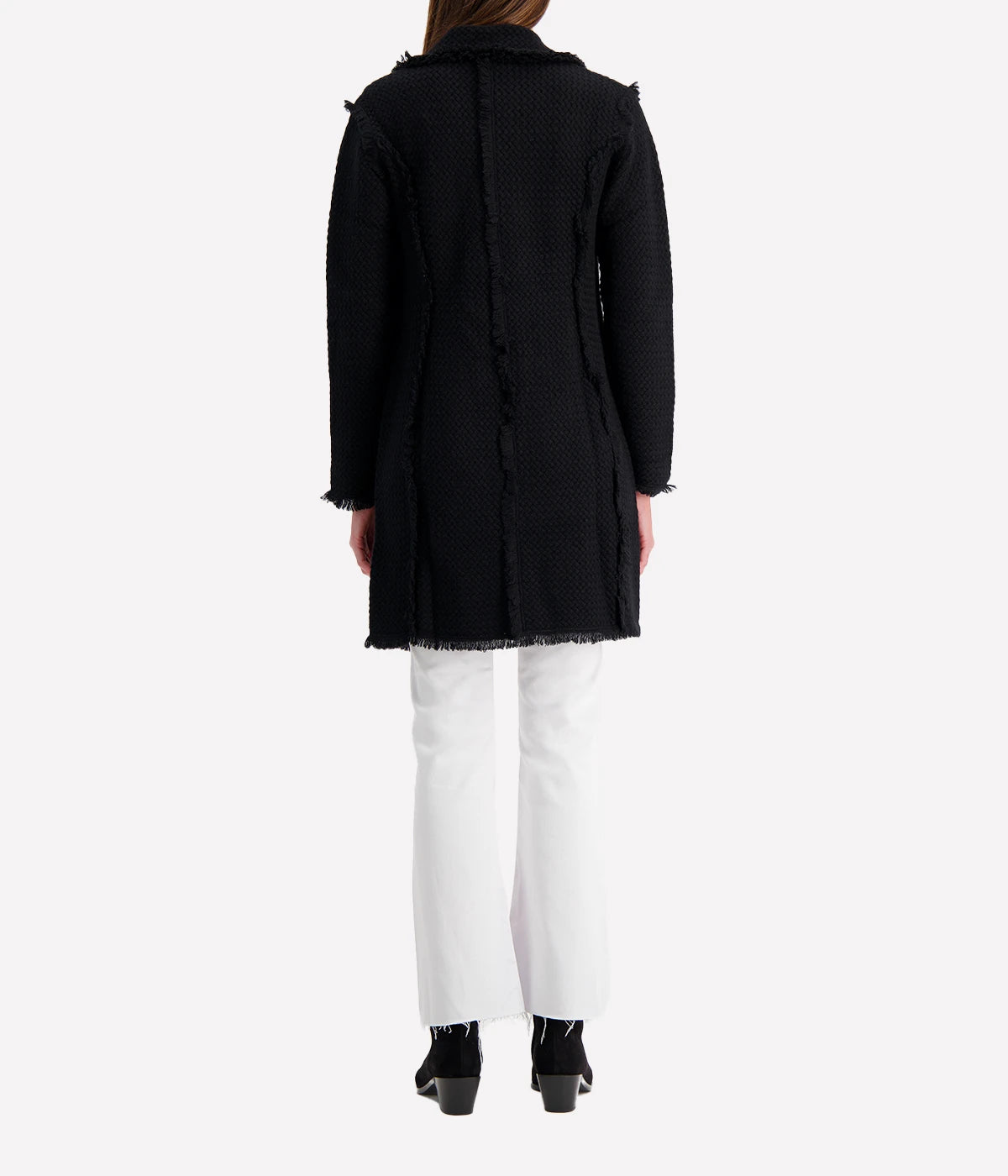 Coco Cashmere Coat in Black