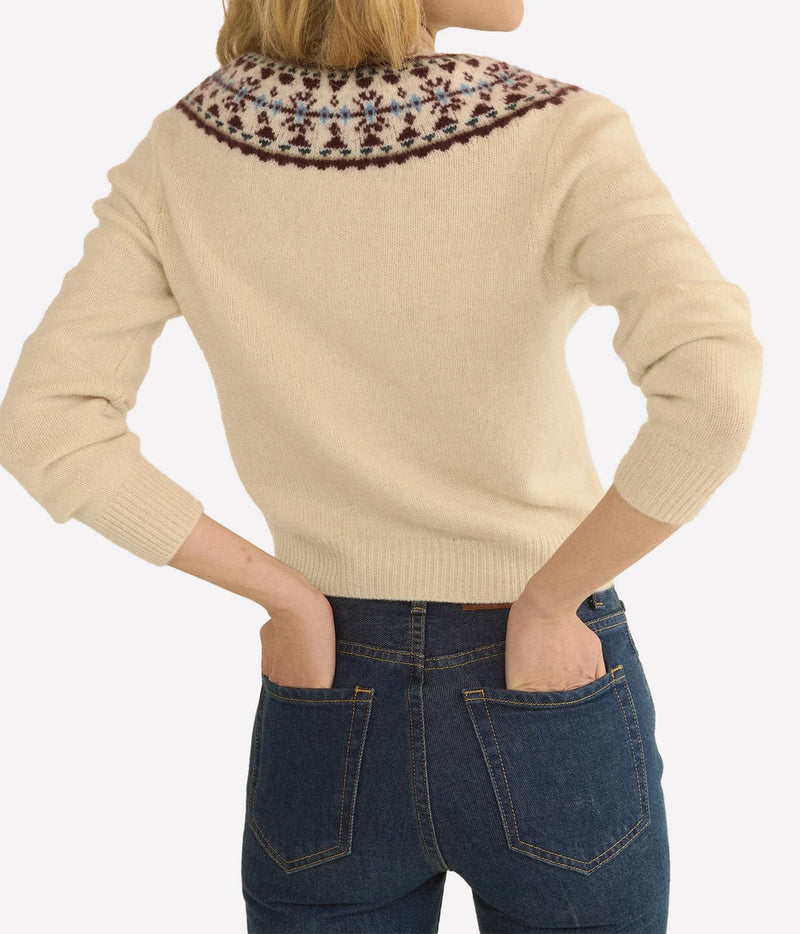 Olympe Cashmere Cardigan In Cottage