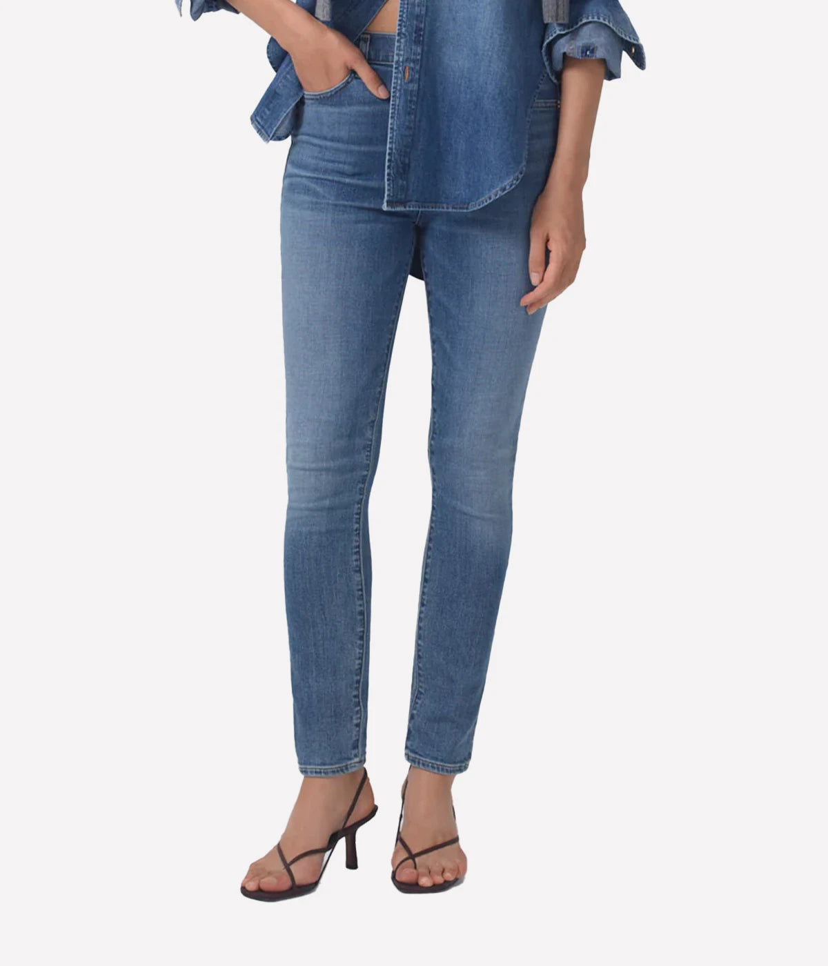 Olivia High Rise Jean in Lawless