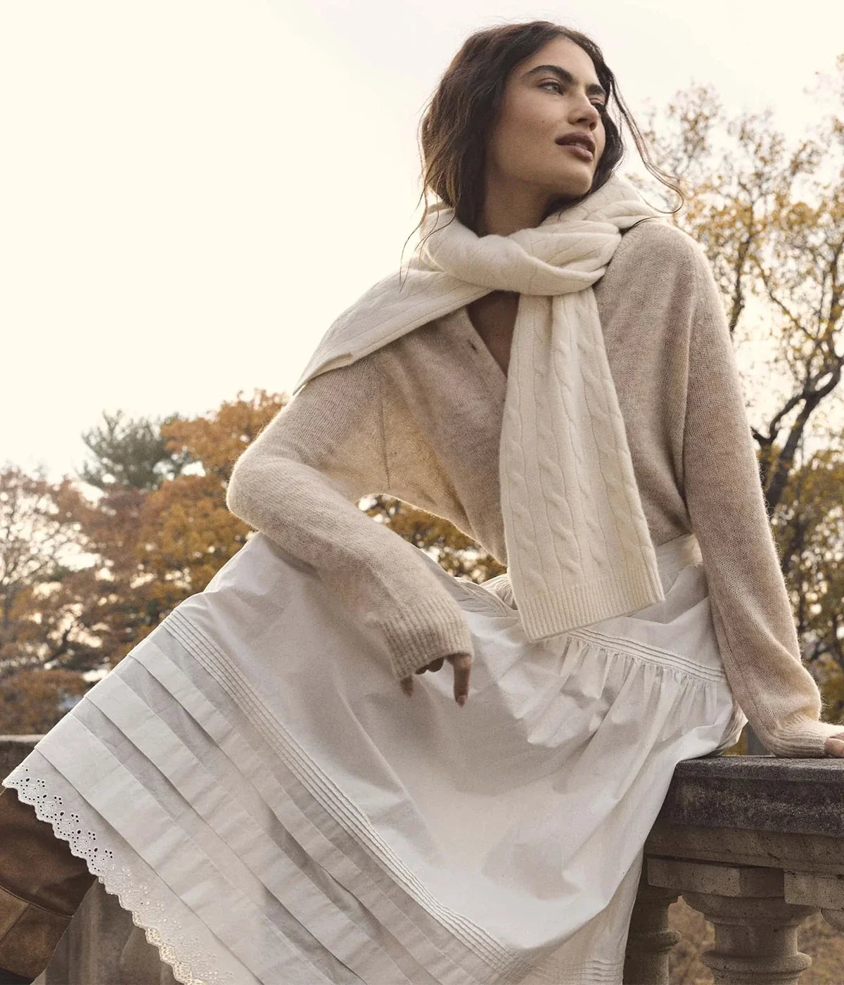 Petra Cardigan In Hazelnut Creme