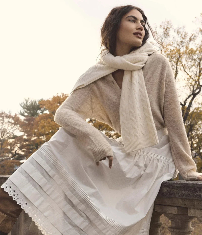 Petra Cardigan In Hazelnut Creme