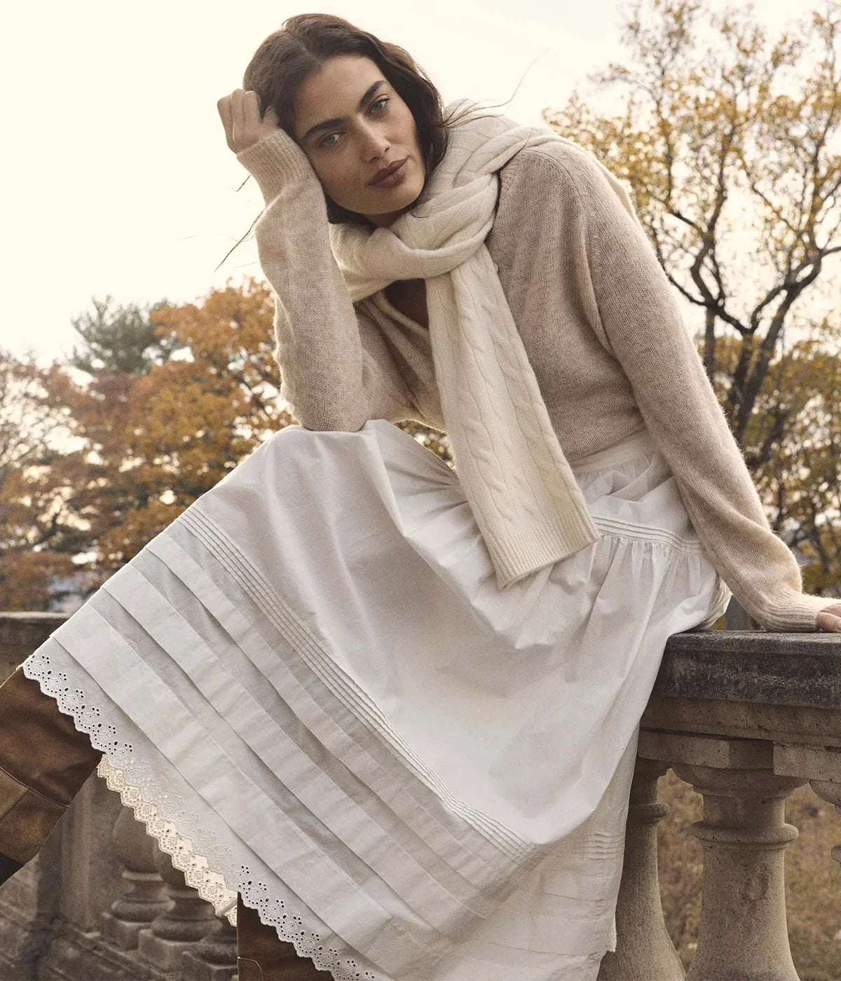 Petra Cardigan In Hazelnut Creme