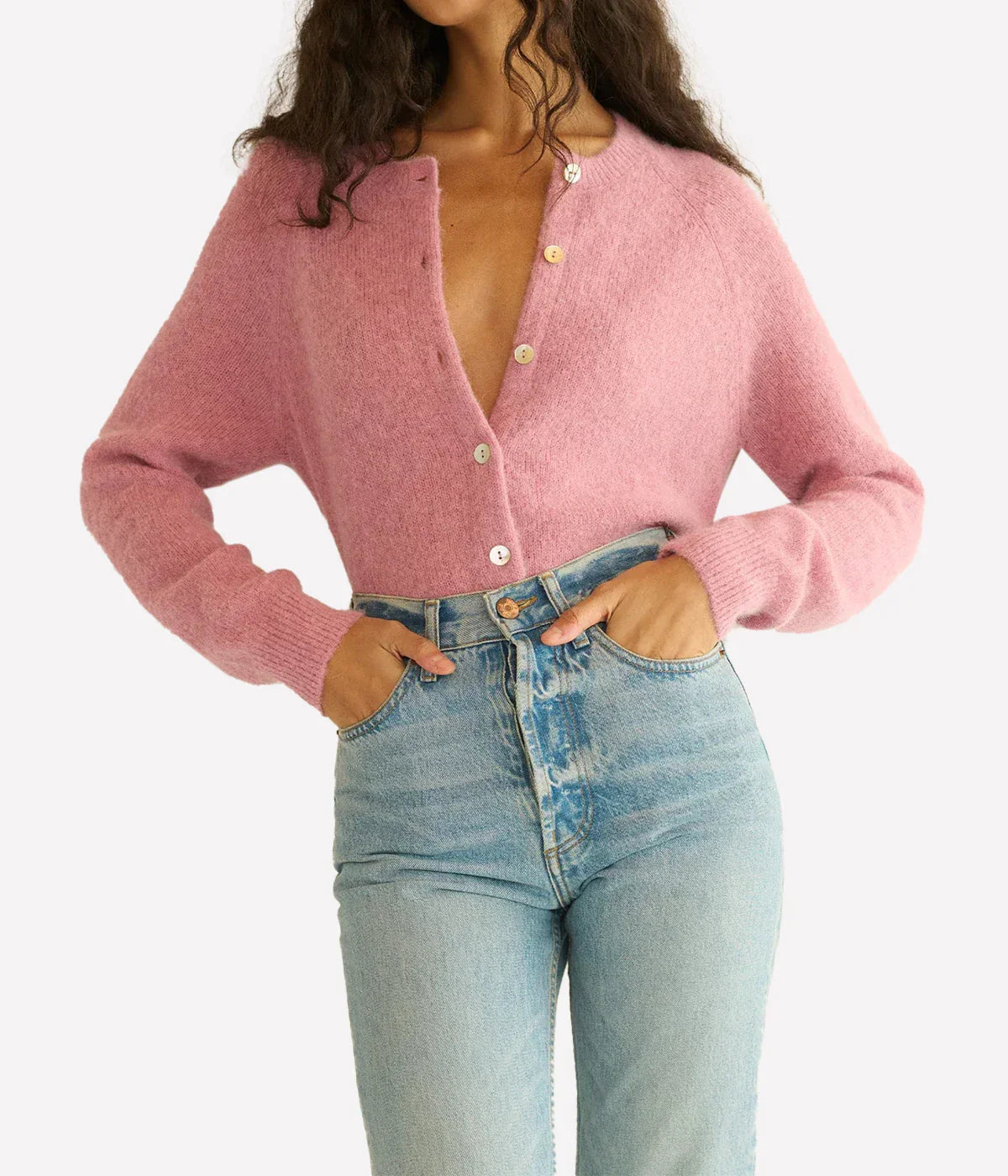 Petra Cardigan In Rosebud