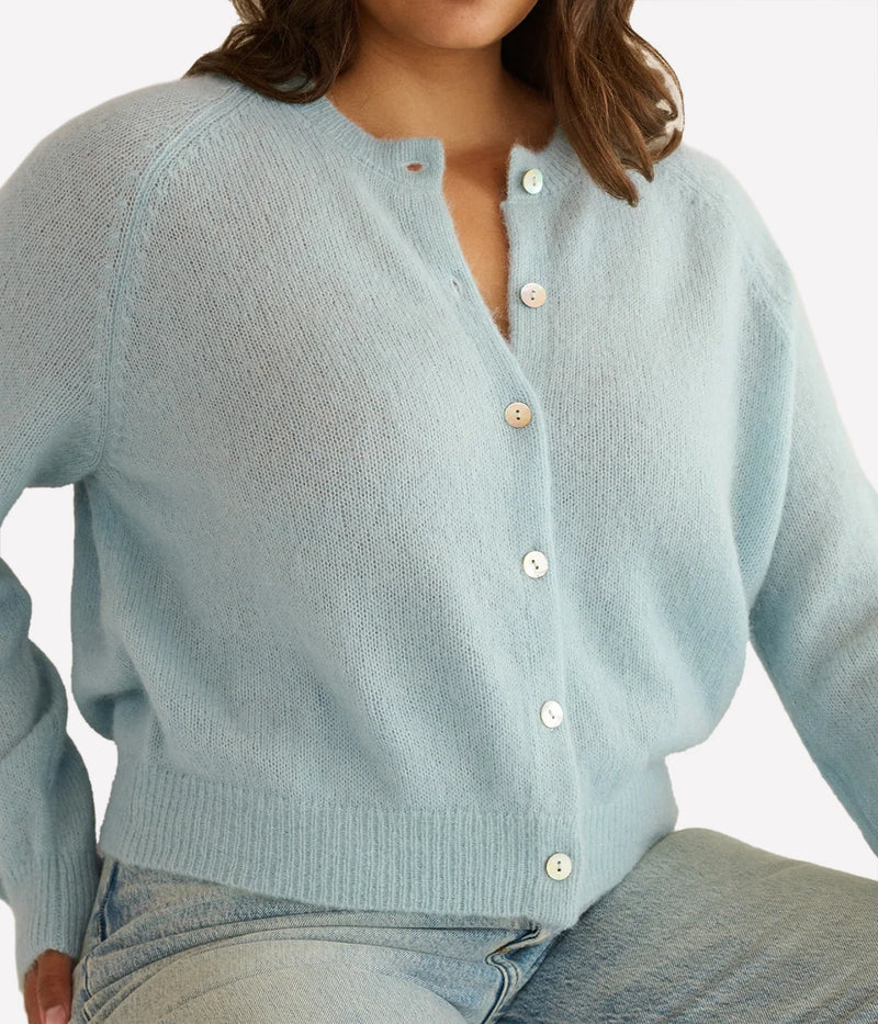 Petra Cardigan in Glass Slipper