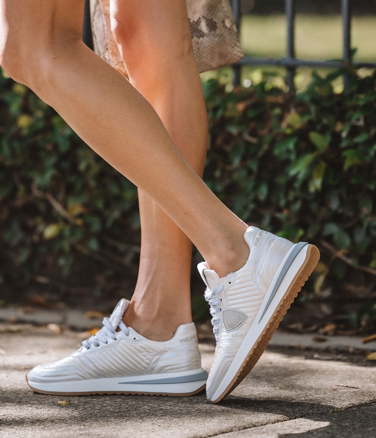 TROPEZ 2.1 Low Woman in Matelasse Blanc