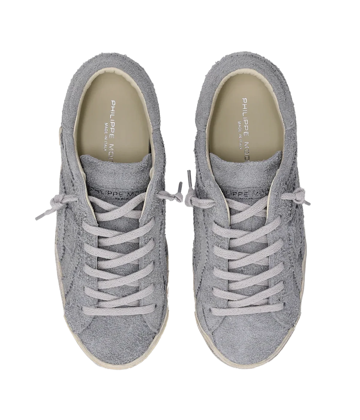 Prsx Low Woman In Flots Daim Gris