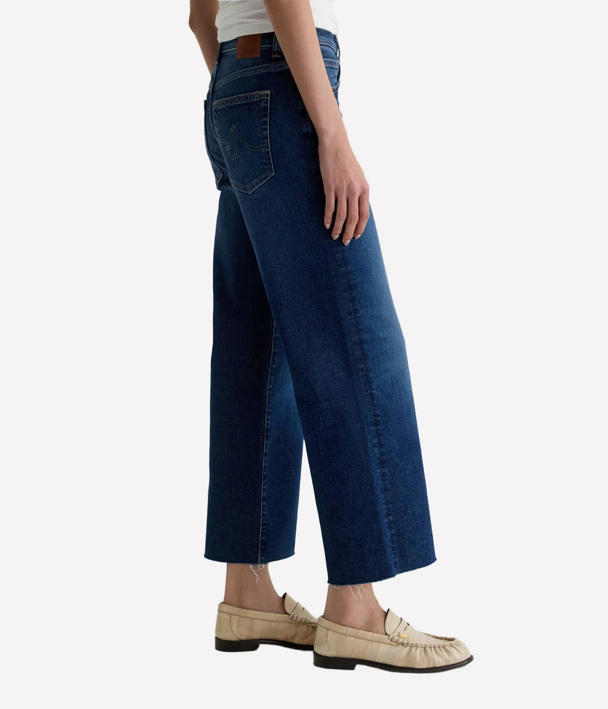 Saige Wide Leg Crop Jean in Outspoken