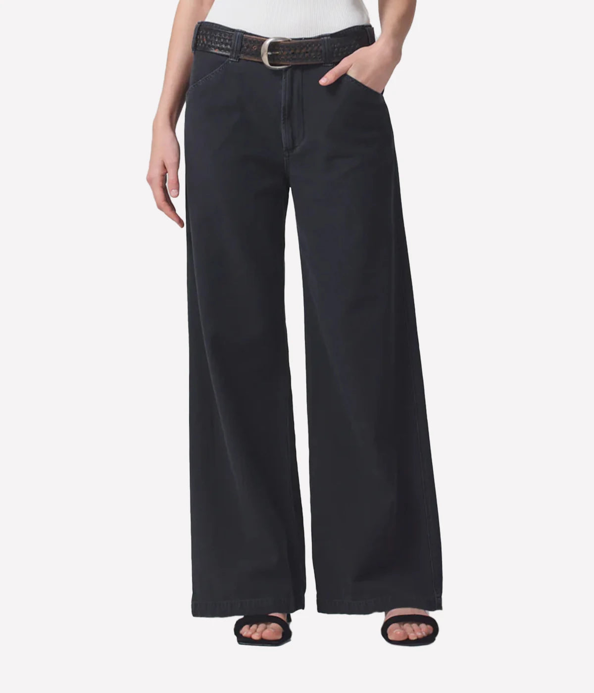 Paloma Utility Trouser in Washed Black