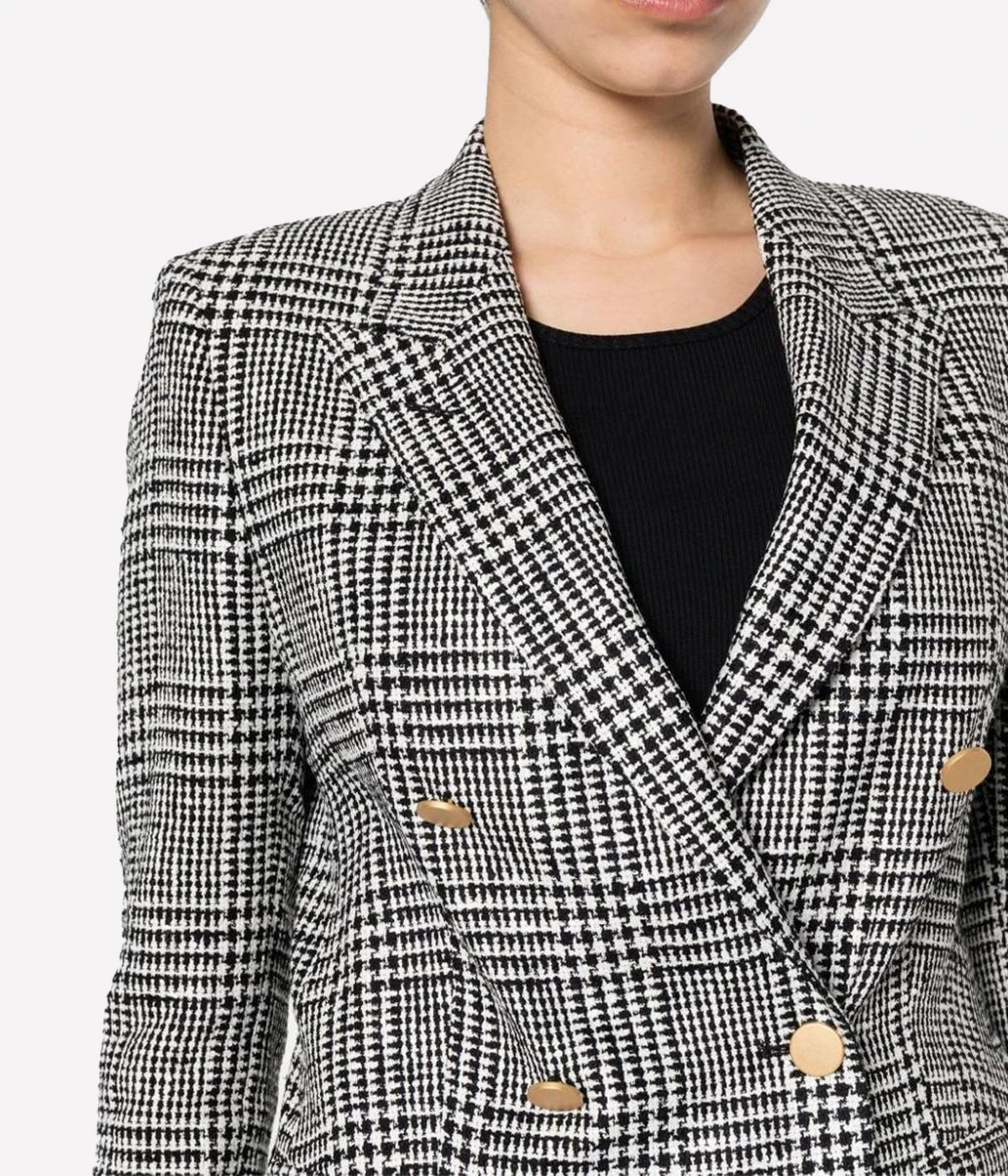 Parigi Blazer in Black Check