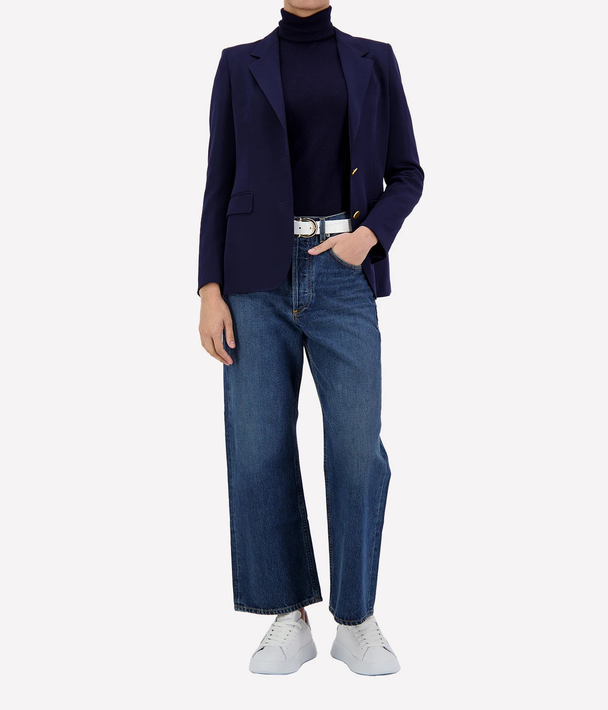 *FINAL SALE* Parigi Blazer in Dark Navy