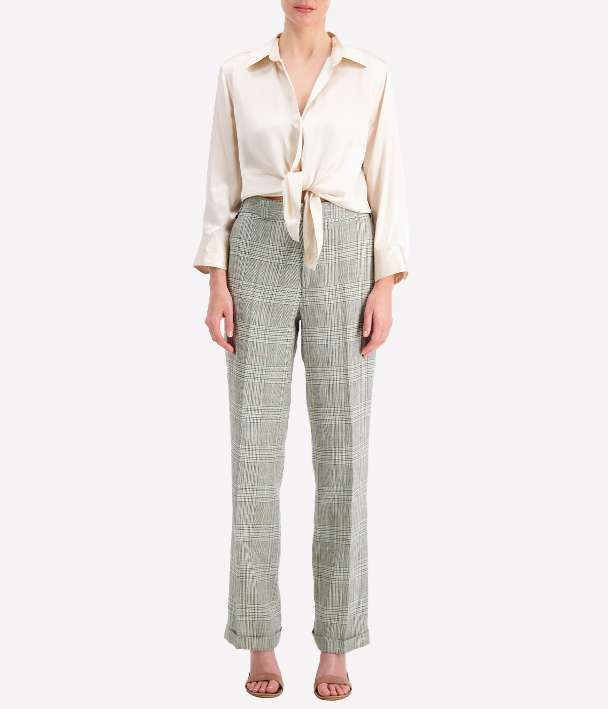Patrick Trousers in Green Check