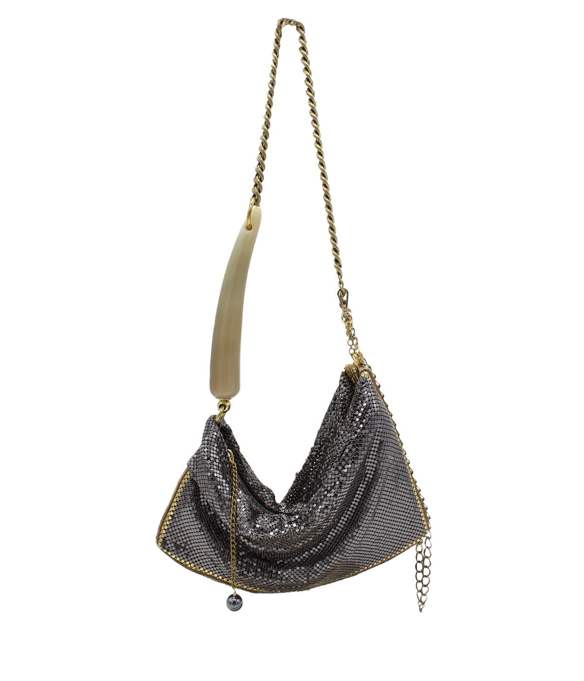 Petra Bag in Gold Gunmetal