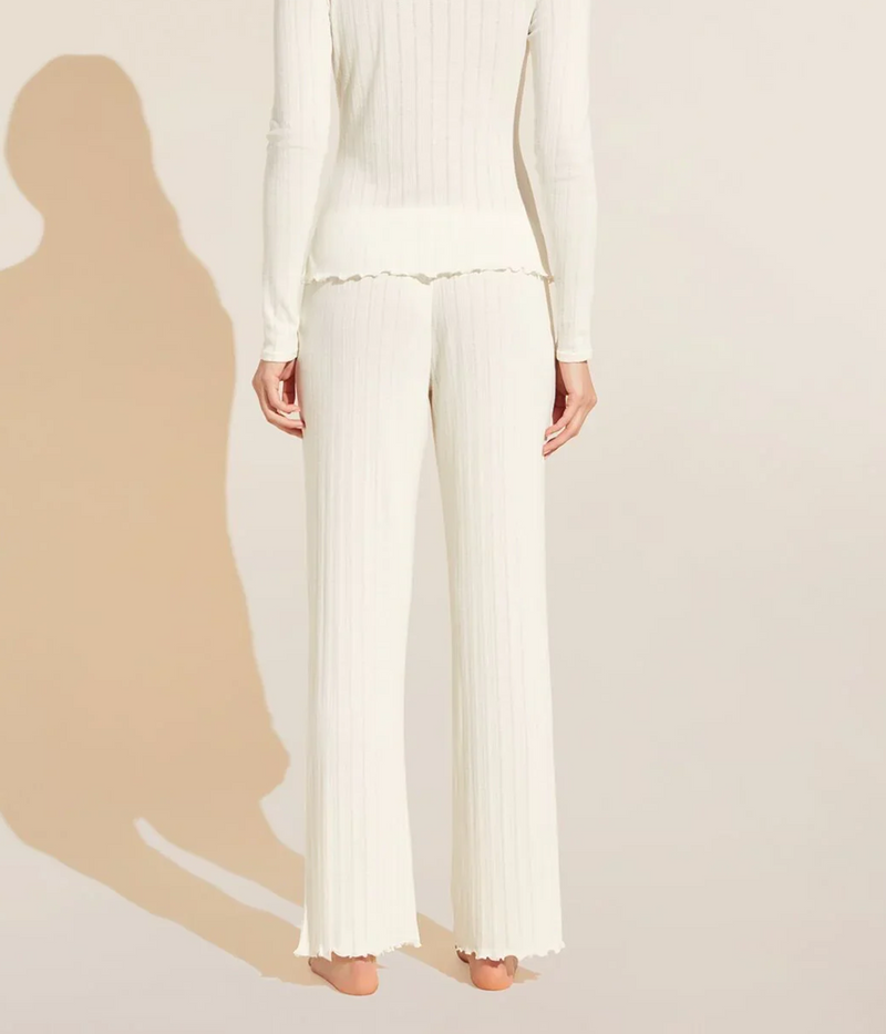 Pointelle Pant In Ivory