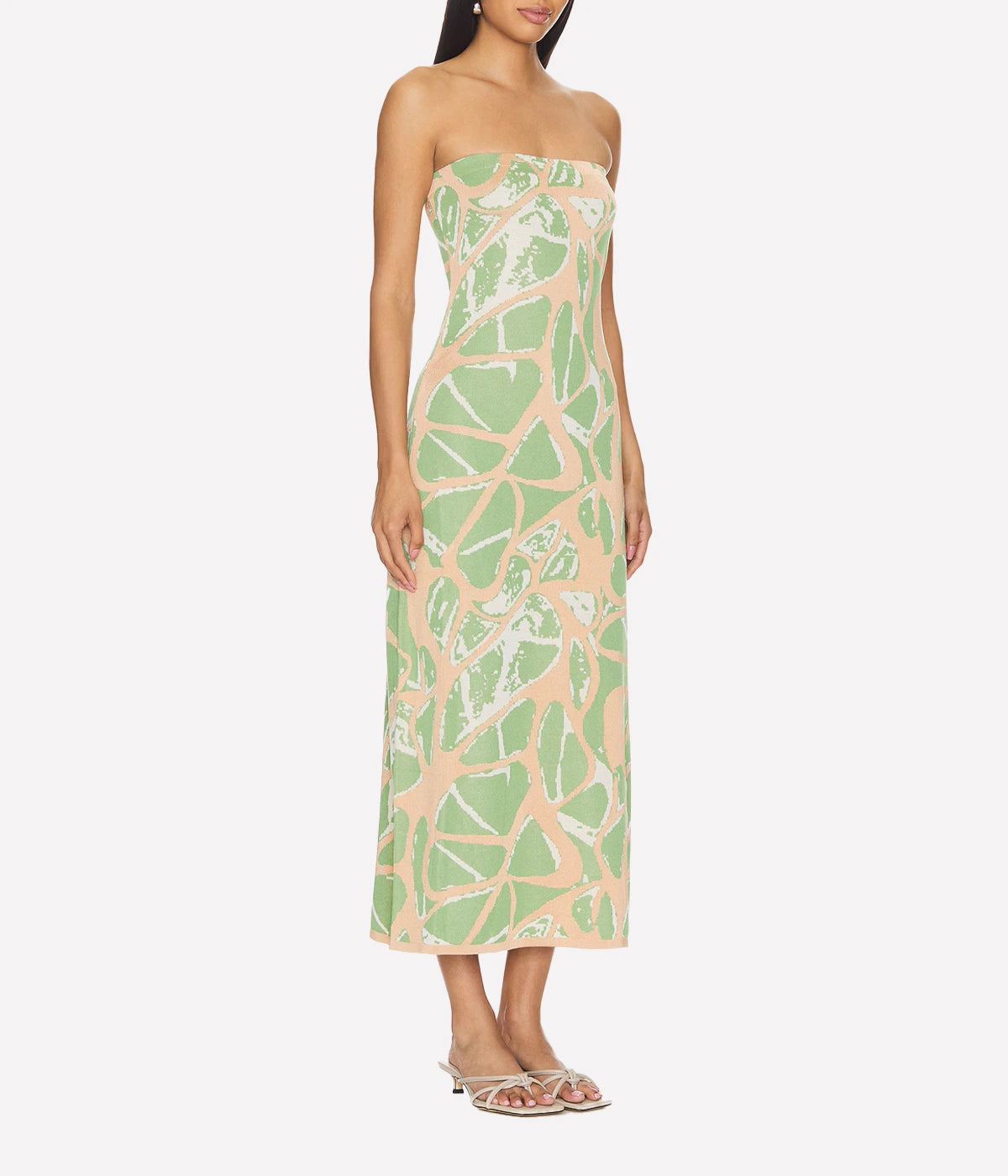 Pollie Dress in Lily Green