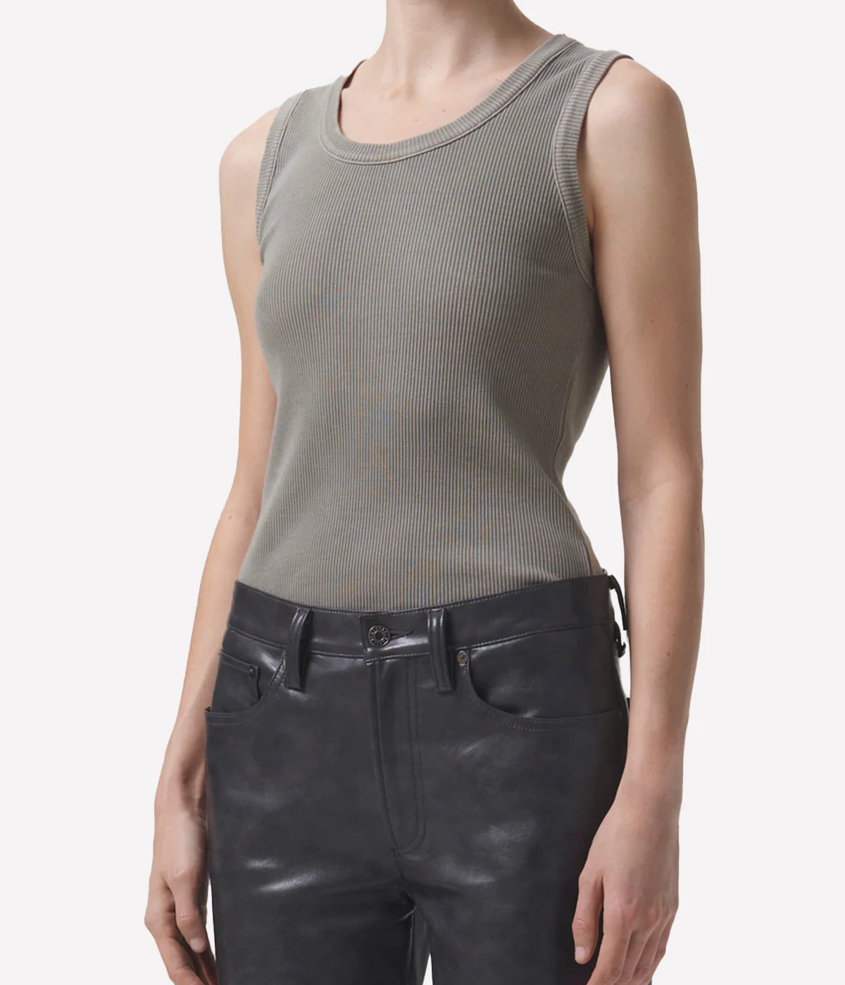 *FINAL SALE* Poppy Tank in Drab