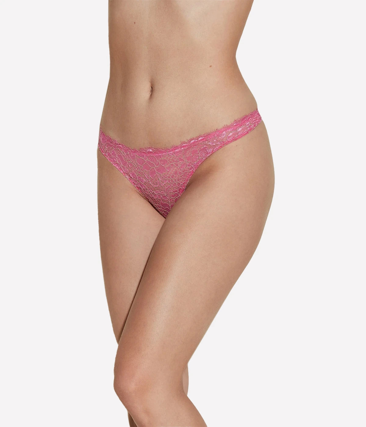 Pret-A-Porter Thong in Rani Pink & Chakra Green