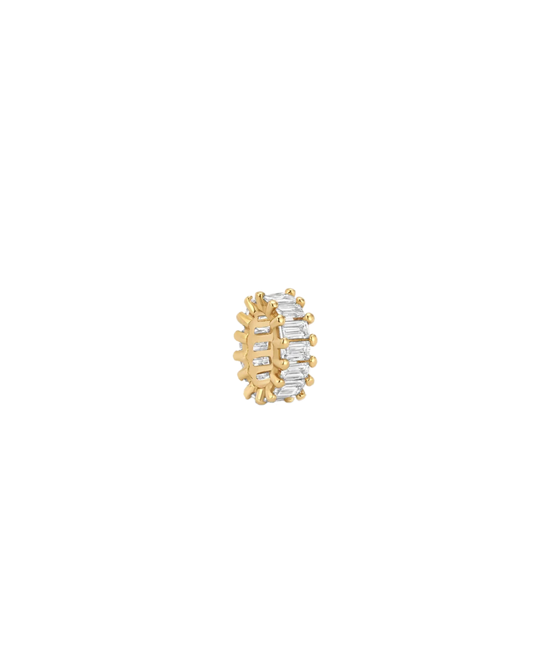 Bracelet with colorful gemstones on a white background