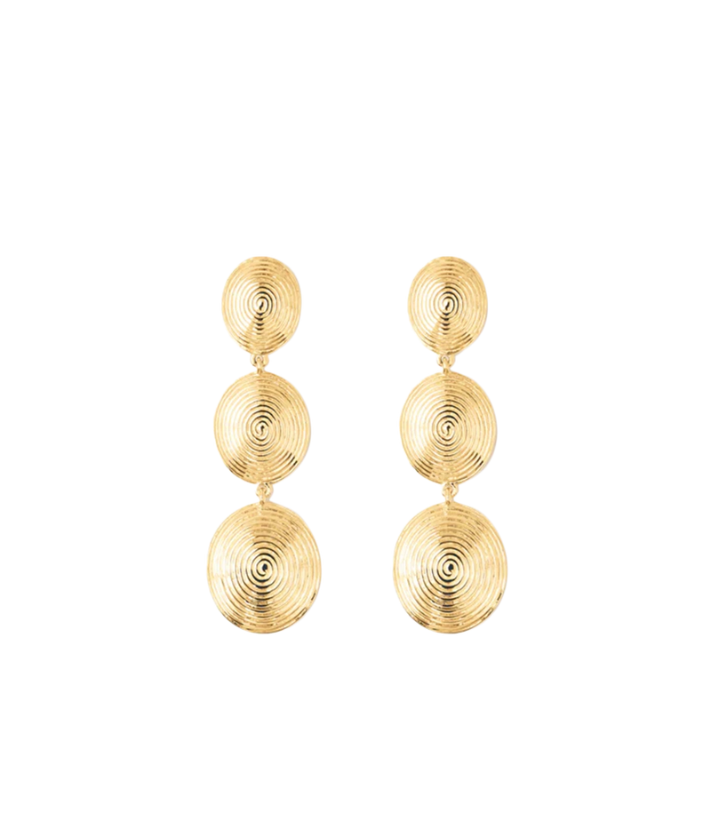 The Ruby Earrings In Gold