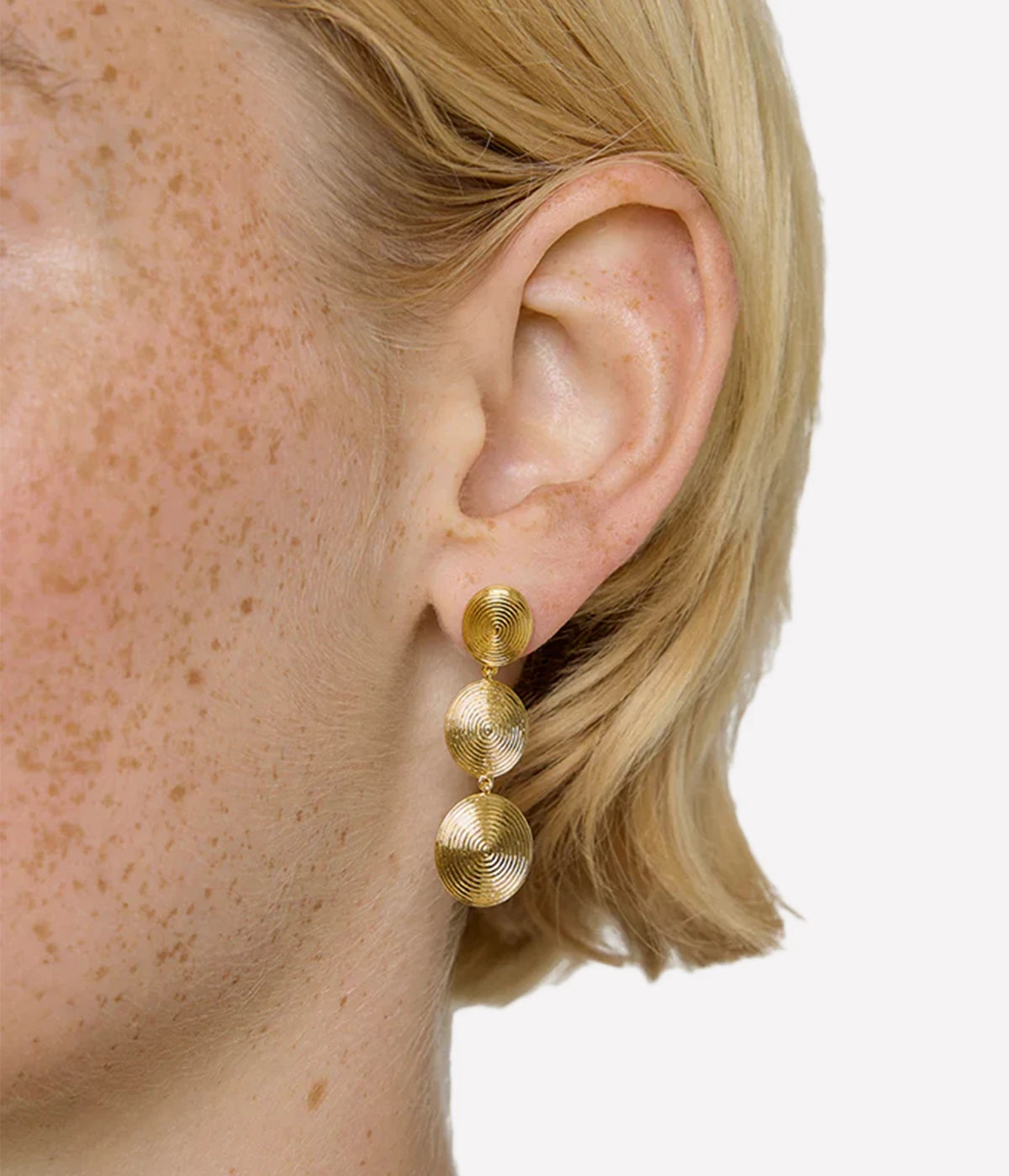 The Ruby Earrings In Gold