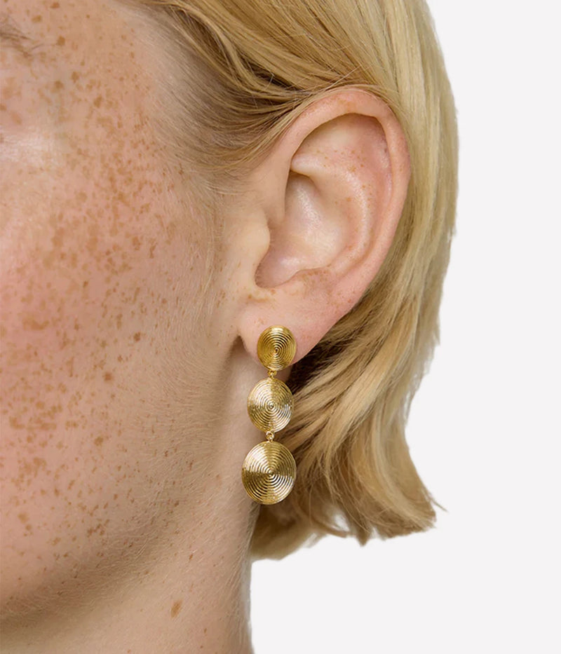 The Ruby Earrings In Gold