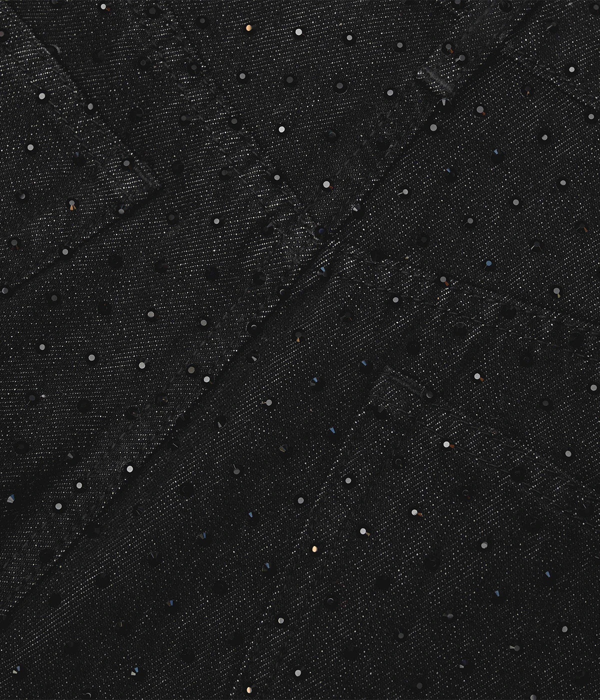 Rhinestone Jeans in Black