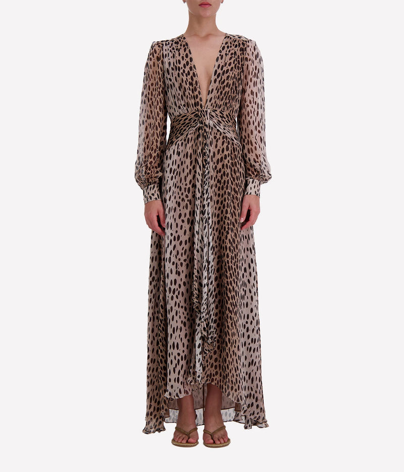 Meera Dress in Antelope Spot
