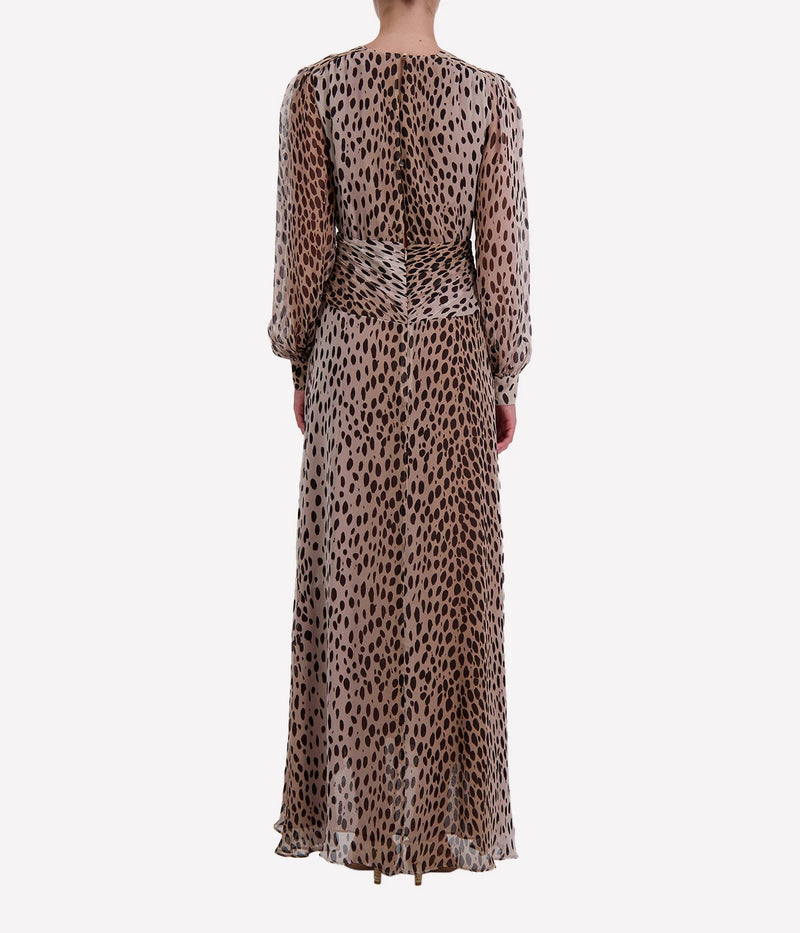 Meera Dress in Antelope Spot